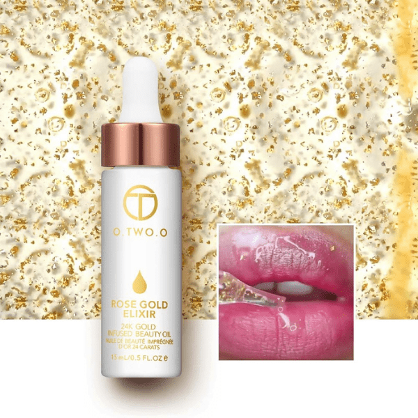 O.TWO.O Rose Gold Elixir 24k Gold Infused Beauty Oil (15ml)