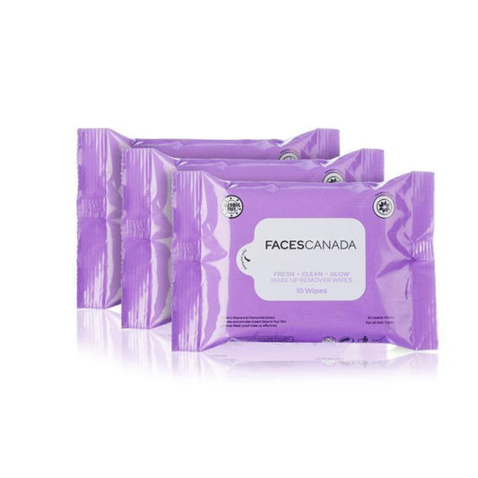 Faces Canada Fresh Clean Glow Makeup Remover Wipes 30Pieces
