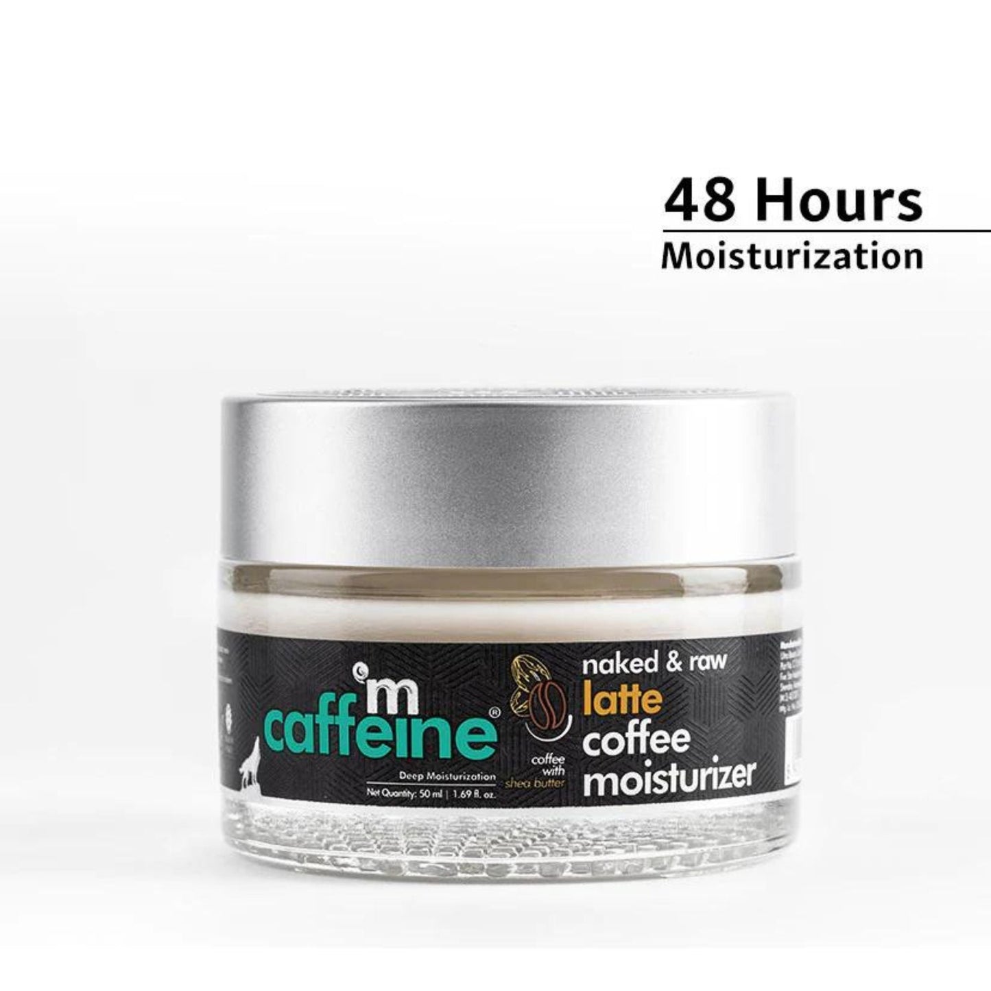 mcaffeine Latte Coffee Face Moisturizer with Shea Butter - Ceramide - Almond Milk - 50 ml