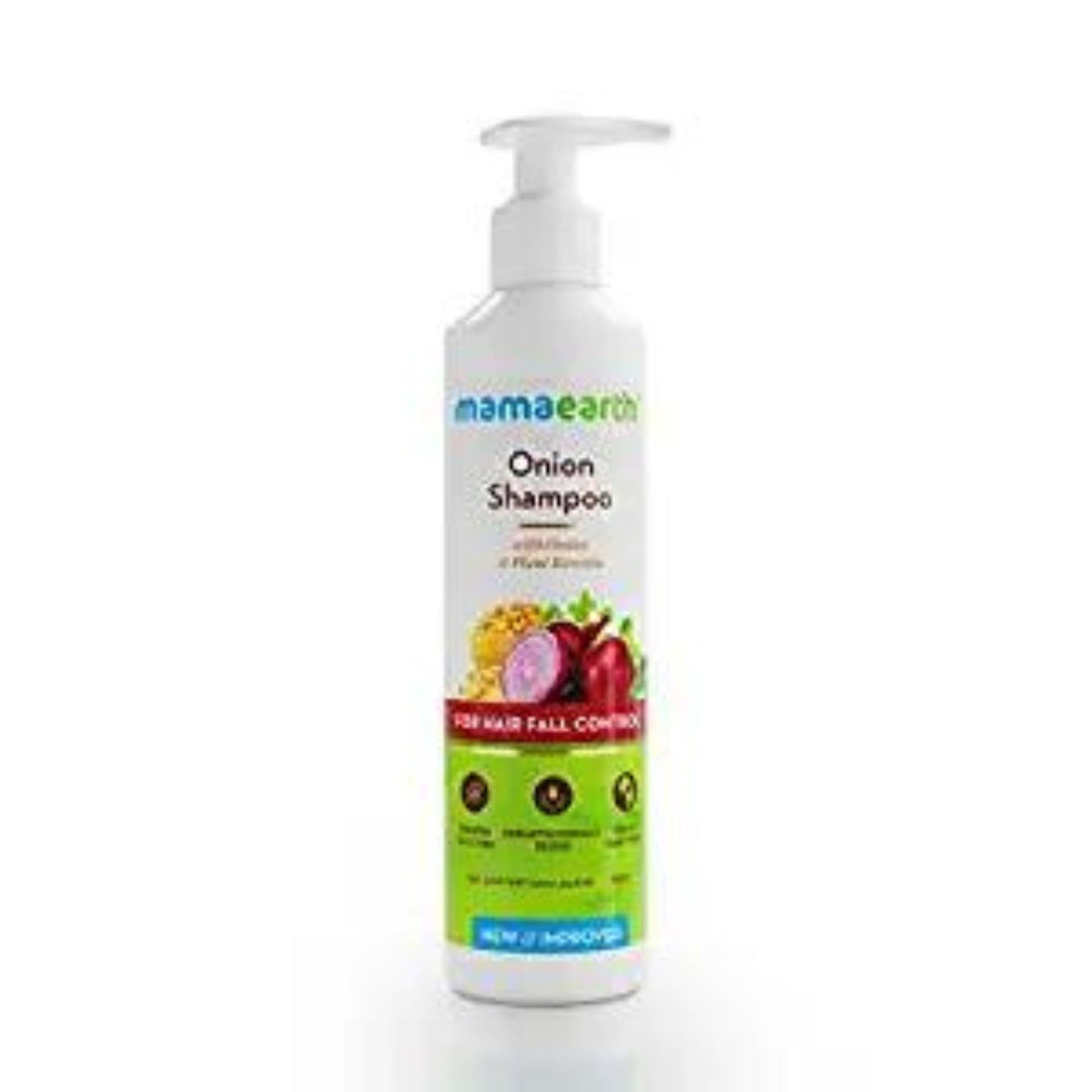 Mamaearth Onion Hair Fall Shampoo for Hair Growth & Hair Fall Control, with Onion Oil & Plant Keratin