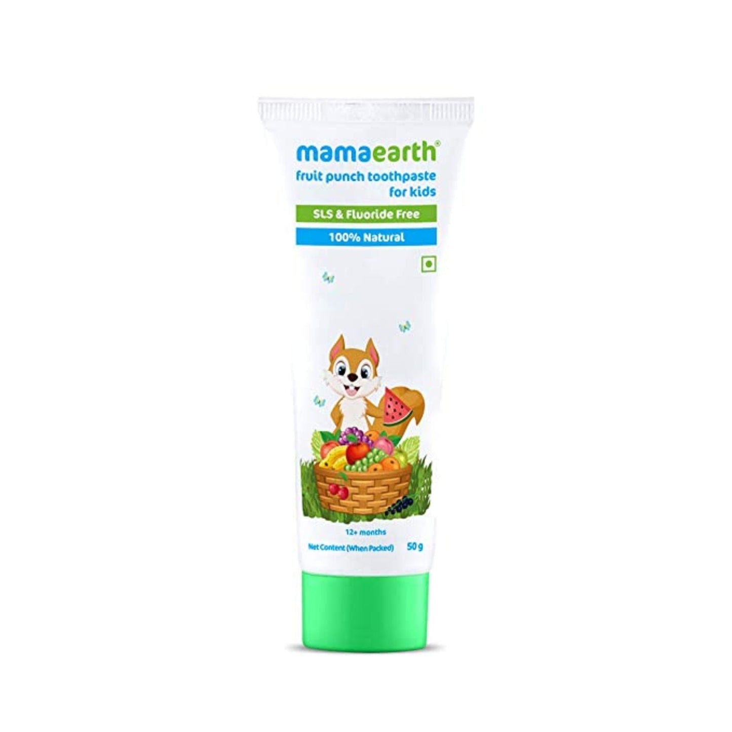 Mamaearth Fruit Punch Cavity Protection Toothpaste for Kids - 50g