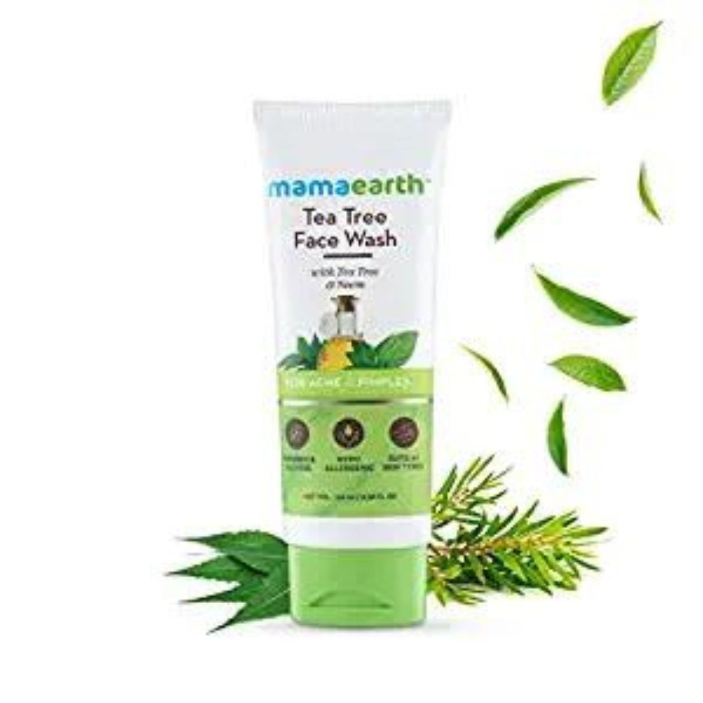 Mamaearth Tea Tree Natural Face Wash for Acne & Pimples Wash  For Normal & Dry Skin