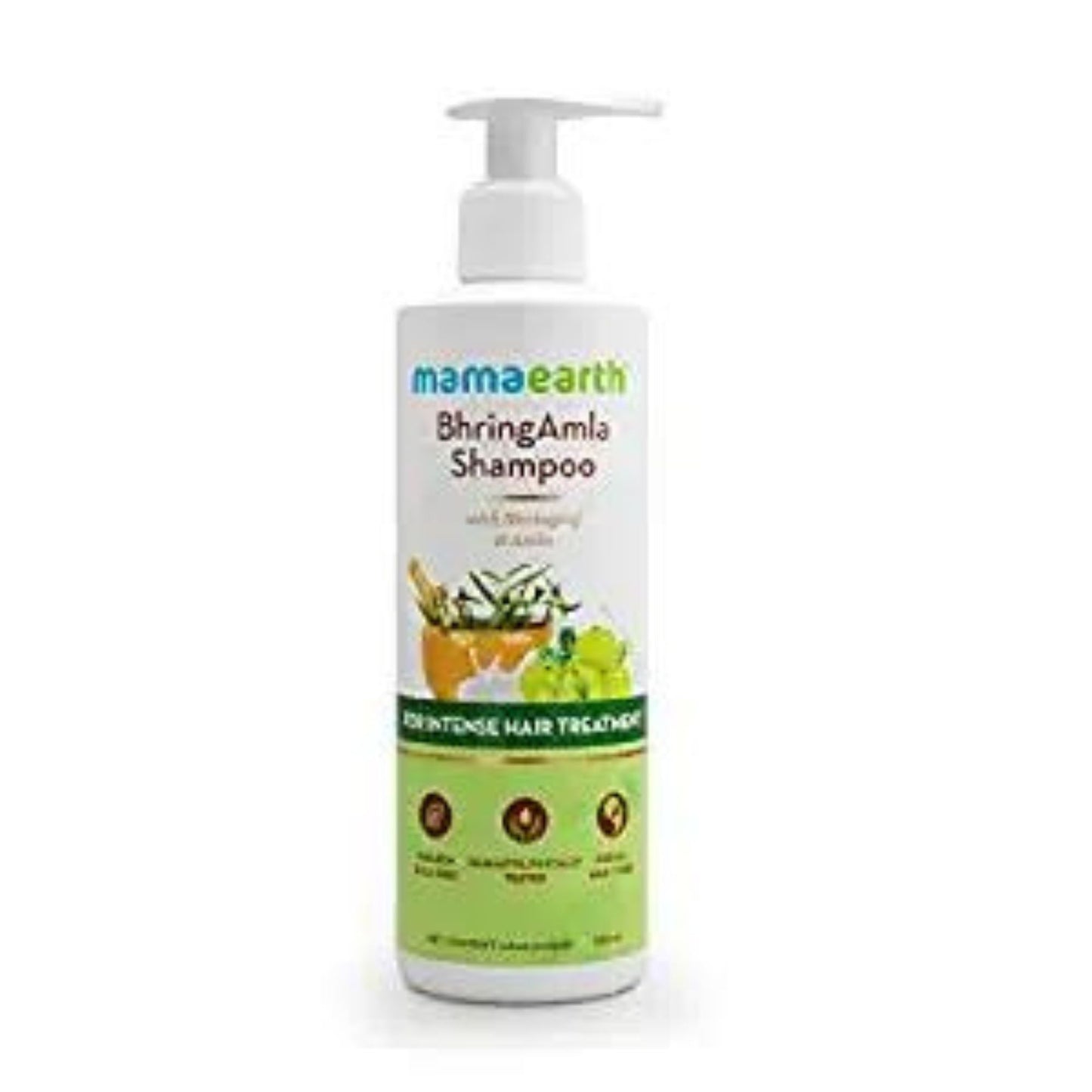Mamaearth BhringAmla Shampoo for dry & frizzy hair with Bhringraj & Amla for Intense Hair Treatment – 250 ml