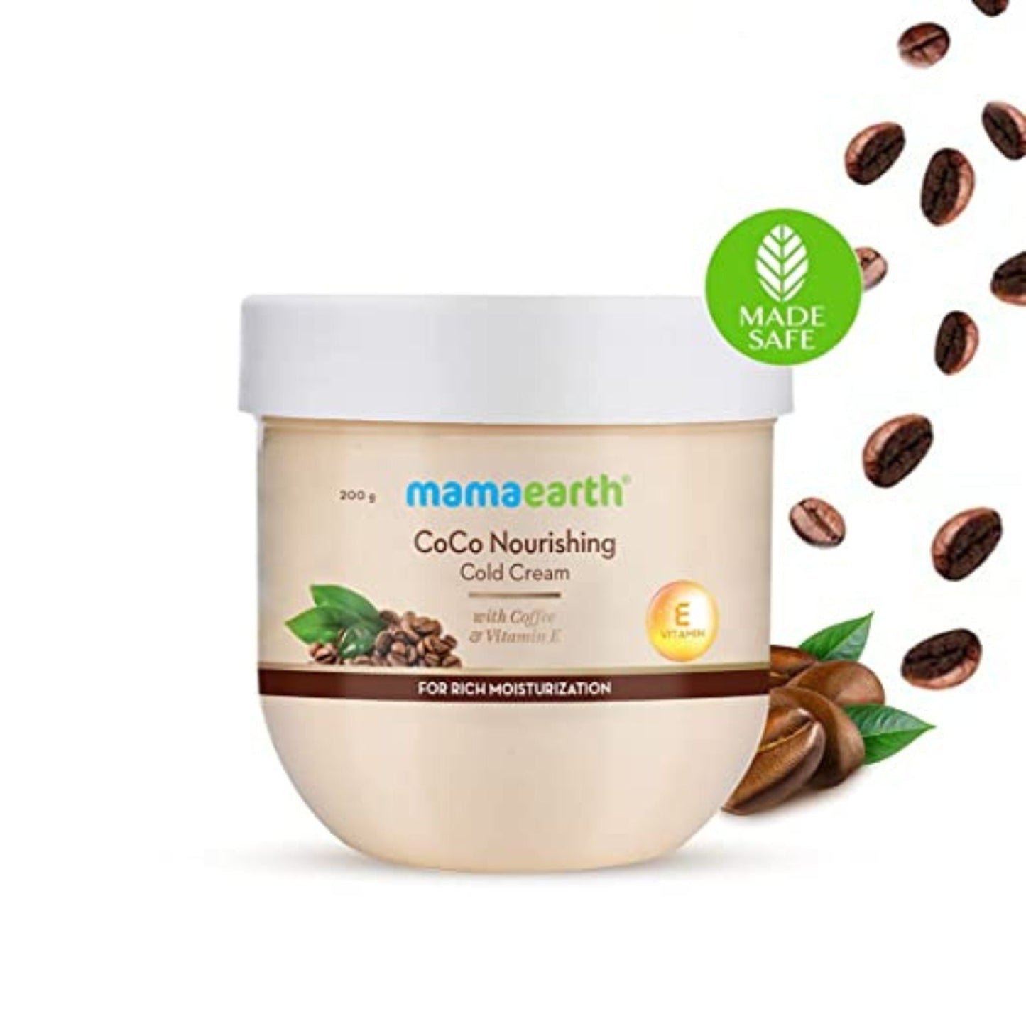 Mamaearth Ubtan Nourishing Cold Winter Cream for Winter with Turmeric & Saffron for Glowing Moisturization– 200 g