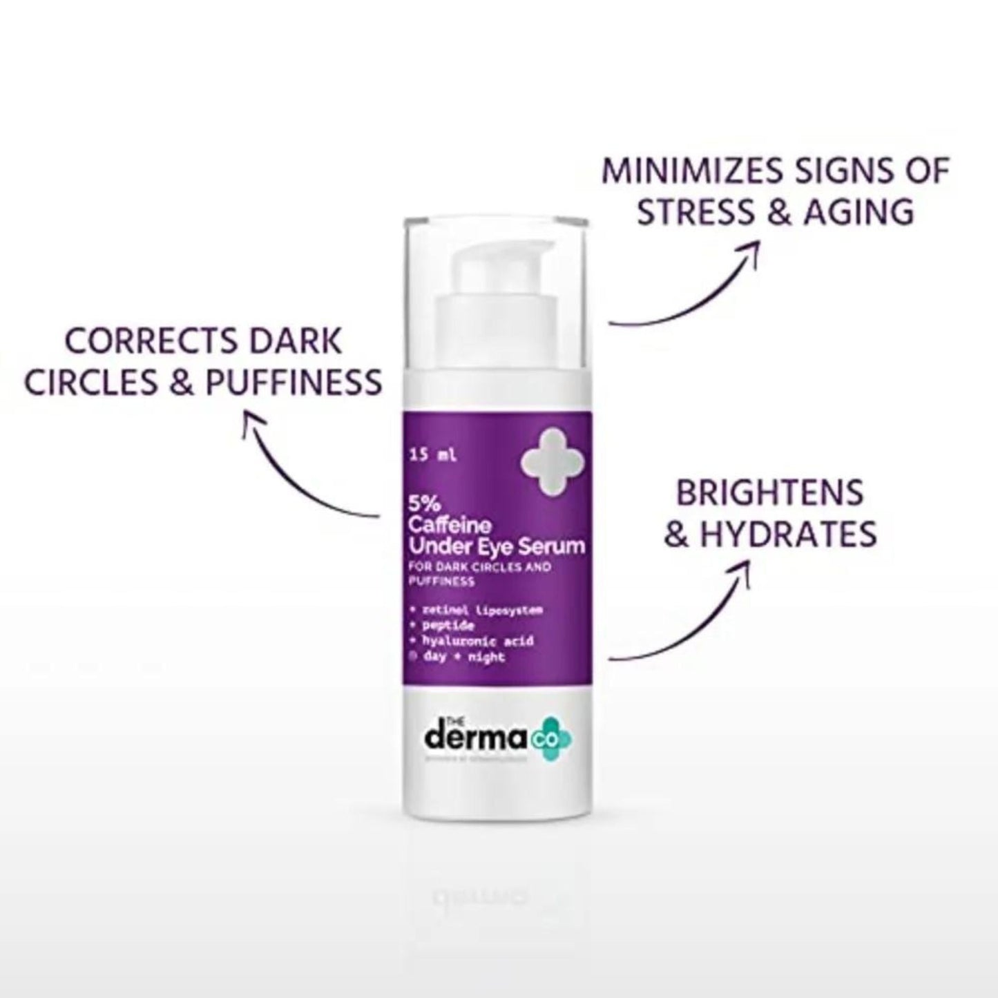 The Derma Co 5% Caffeine Under Eye Serum for Dark Circles & Puffiness