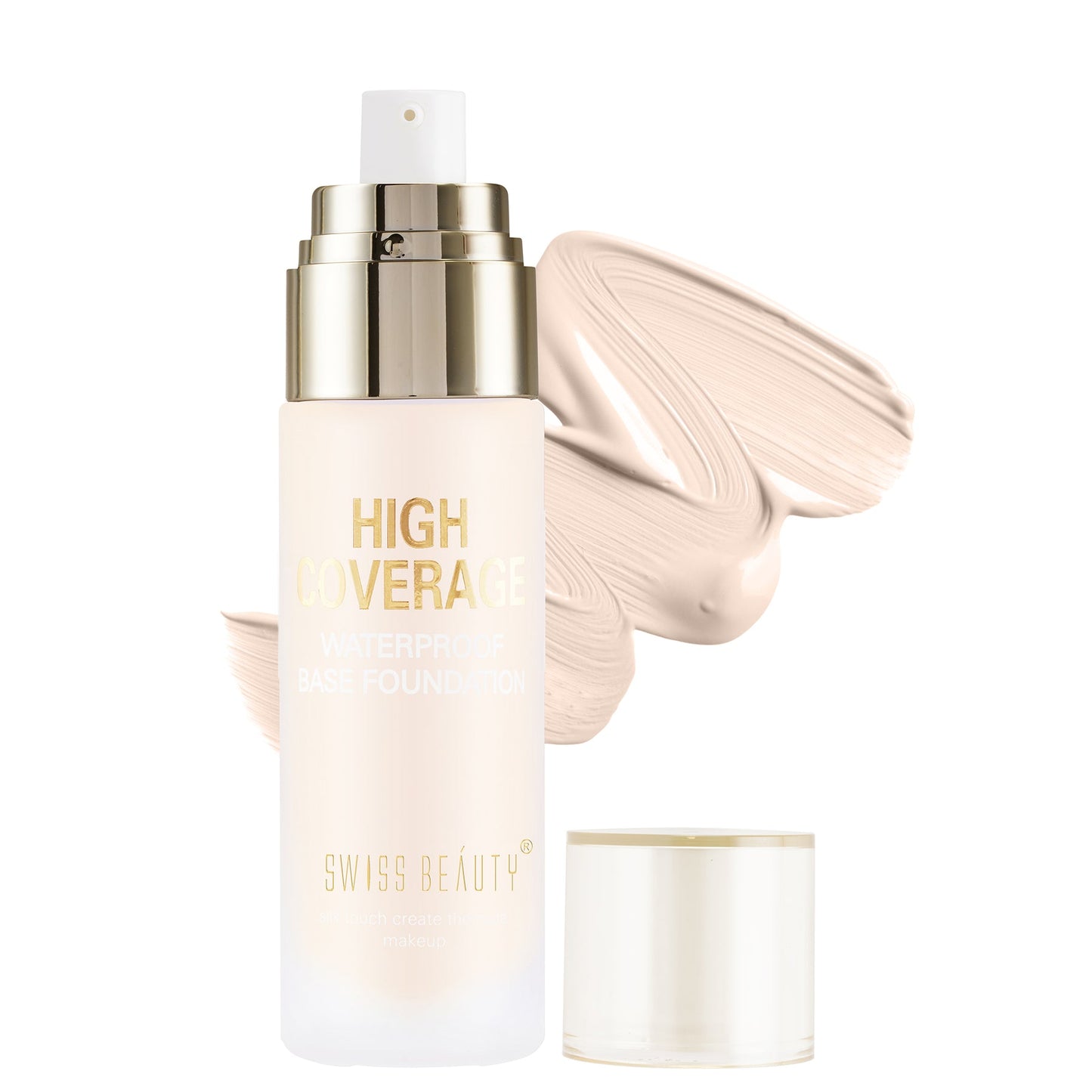 Swiss Beauty High Coverage Foundation WHITE-IVORY