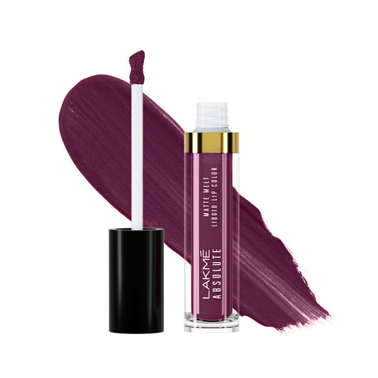 Lakmé Absolute Matte Melt Liquid Lip Color - Wine N Dine