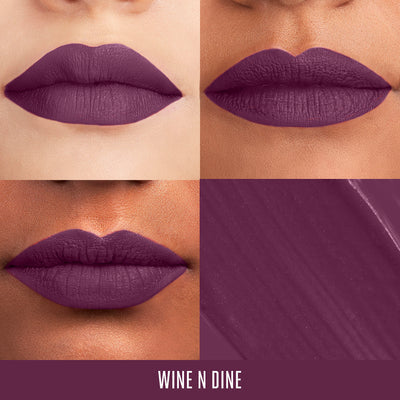 Lakmé Absolute Matte Melt Liquid Lip Color - Wine N Dine