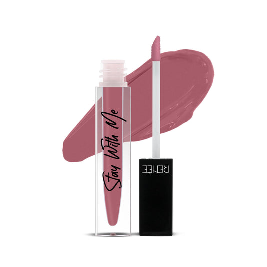 Renee Stay With Me Matte Liquid Lip Color 5ml - Awe For Mauve