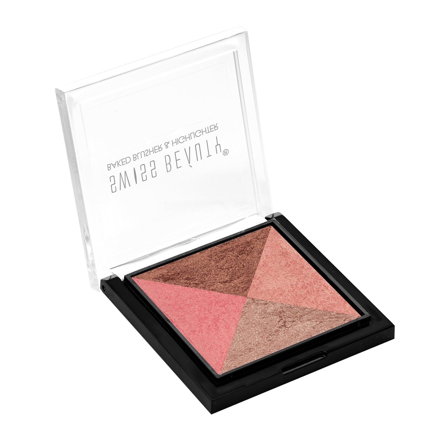 Swiss Beauty Baked Blusher & Highlighter Shade - 1