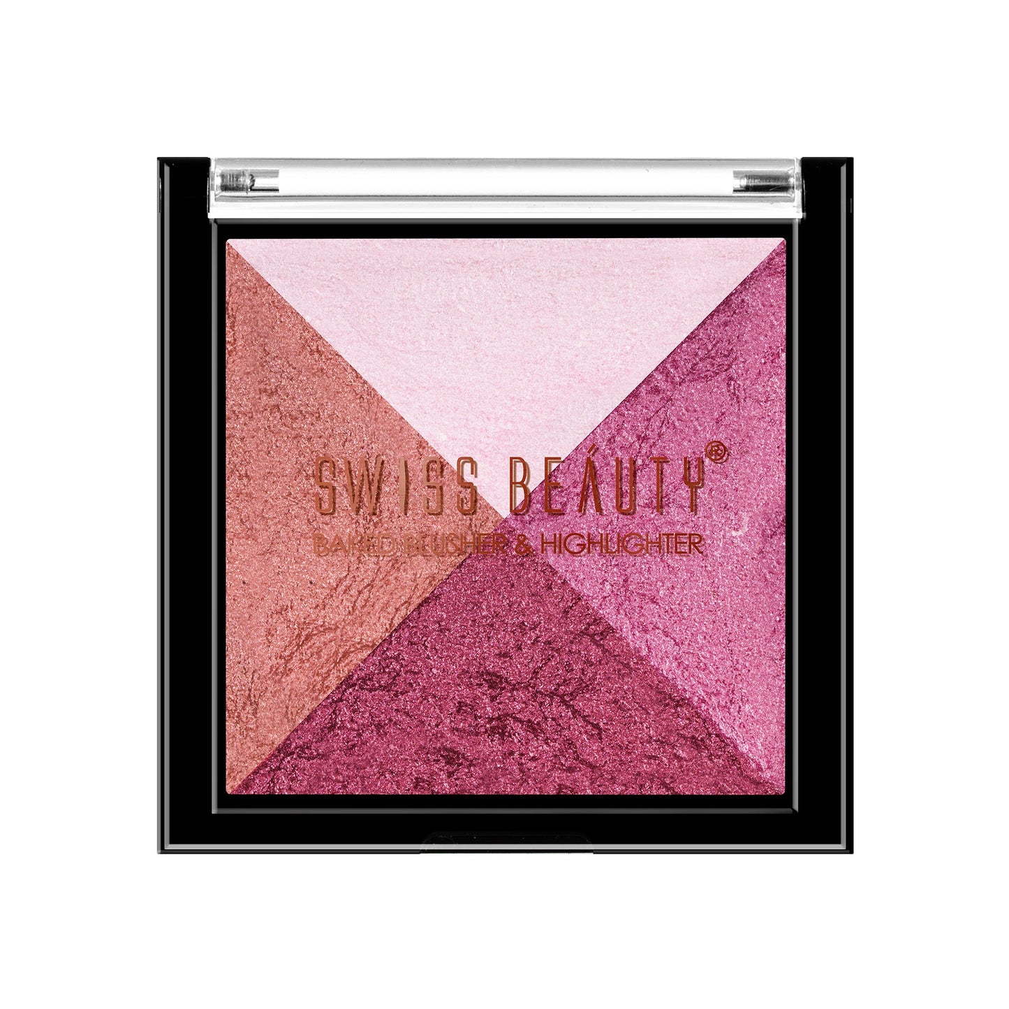 Swiss Beauty Baked Blusher & Highlighter Shade - 2