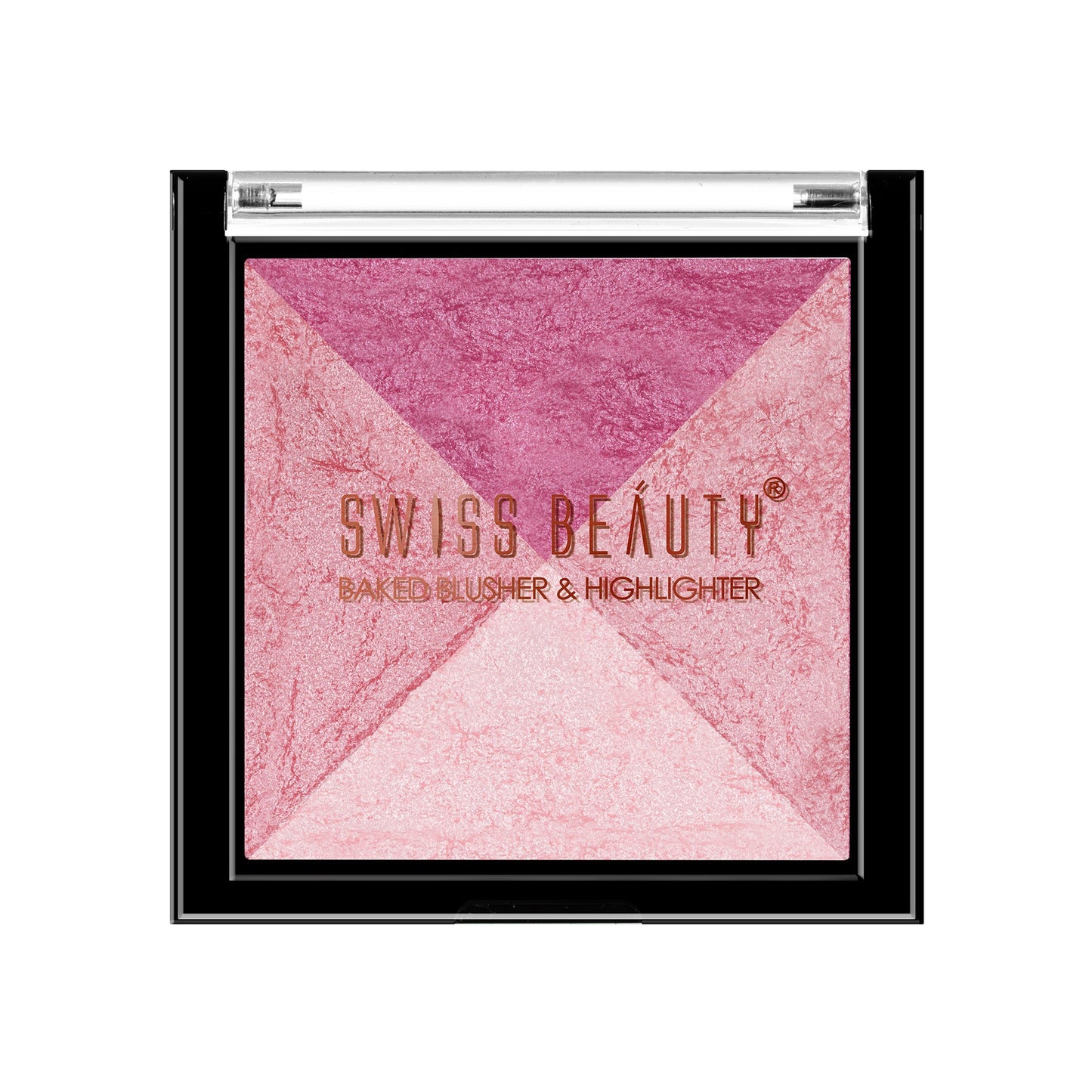 Swiss Beauty Baked Blusher & Highlighter Shade - 3