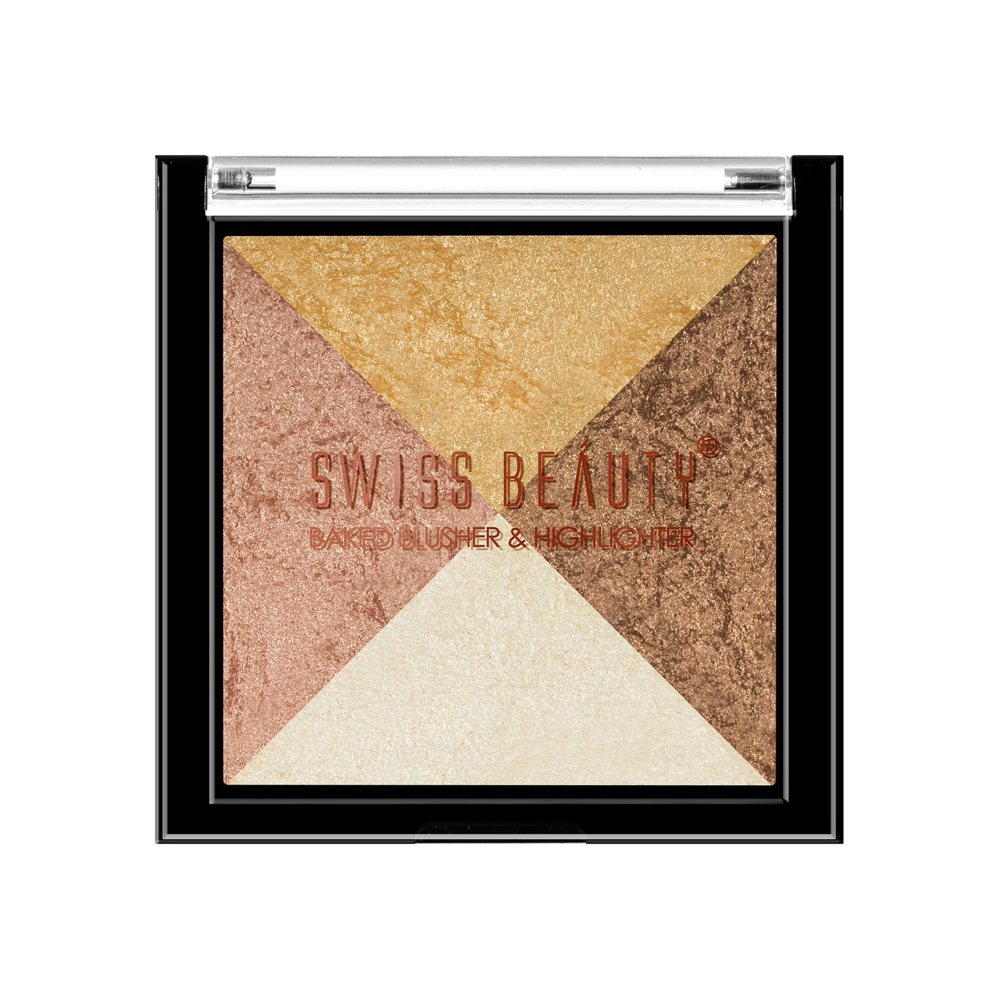 Swiss Beauty Baked Blusher & Highlighter Shade - 6