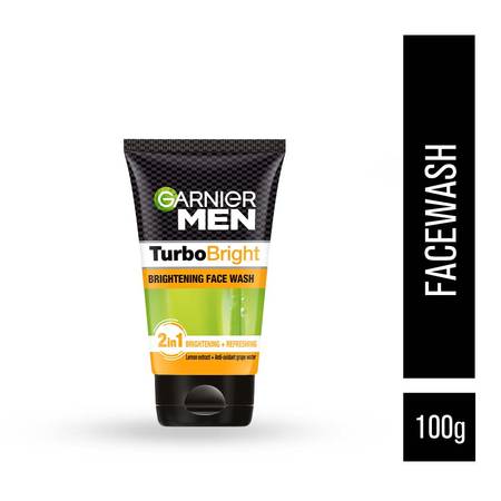Garnier Turbo Bright Brightening Face Wash 100g