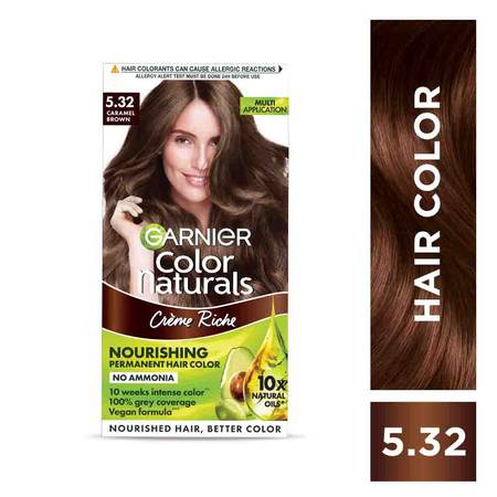 Garnier Color Naturals Shade 5.32 Caramel Brown