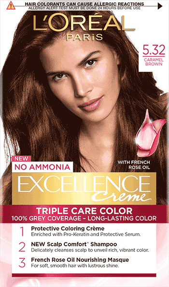 L'OREAL Excellence Crème Regular (5.32 Caramel Brown)