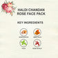 Love Earth Haldi Chandan Rose Face Pack - 100g