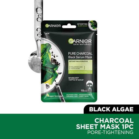 Garnier Charcoal Serum Sheet Mask 28g