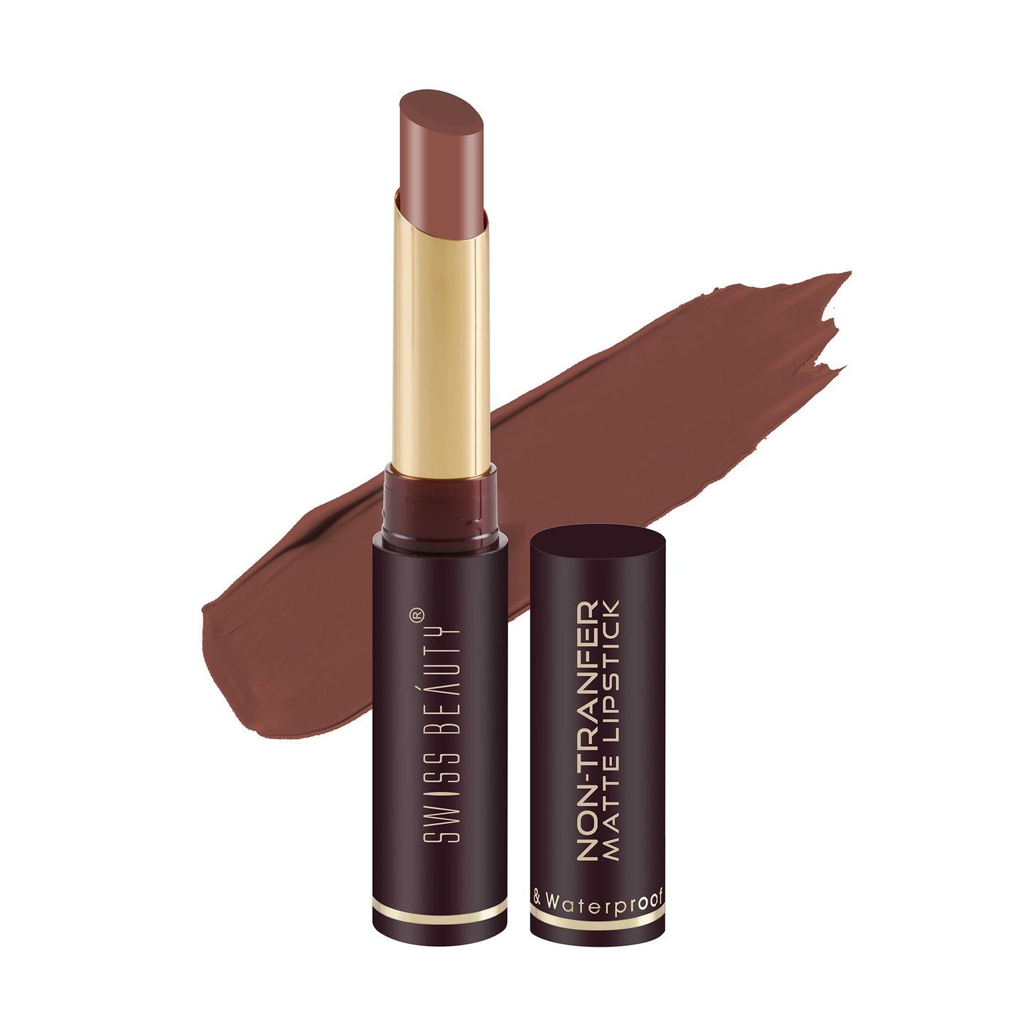 Swiss Beauty Non-transfer Matte Lipstick CUTE NUDE