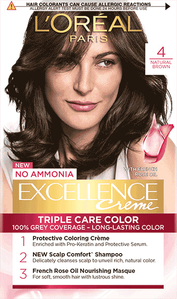 L'OREAL Excellence Crème Regular Natural Dark Brown (87.5g + 72ml)