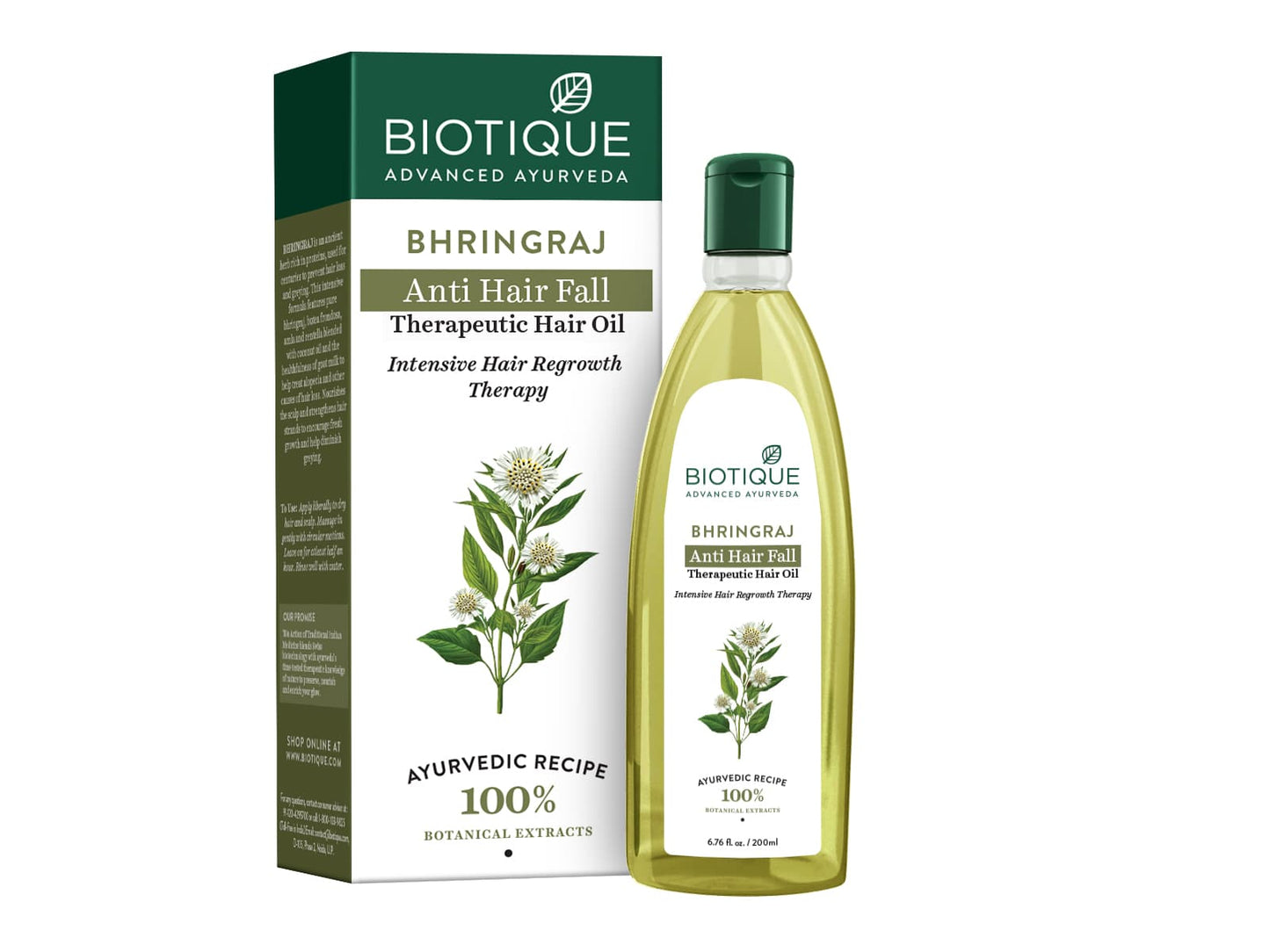 Biotique Bhringraj Anti Hair Fall Therapeutic Hair Oil 200ml