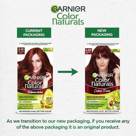 Garnier Color Naturals Shade 6.60 Intense Red