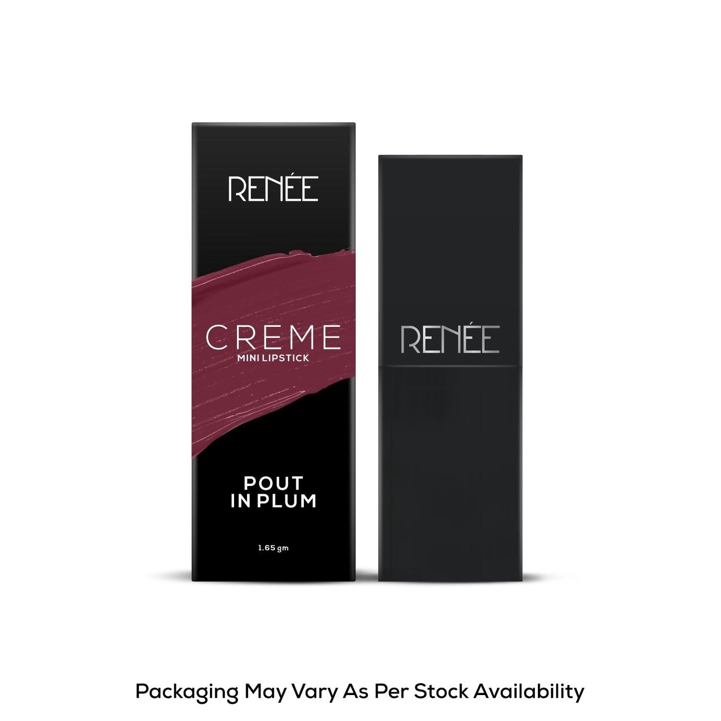 Renee Creme Mini Lipstick 1.65gm - Pout In Plum