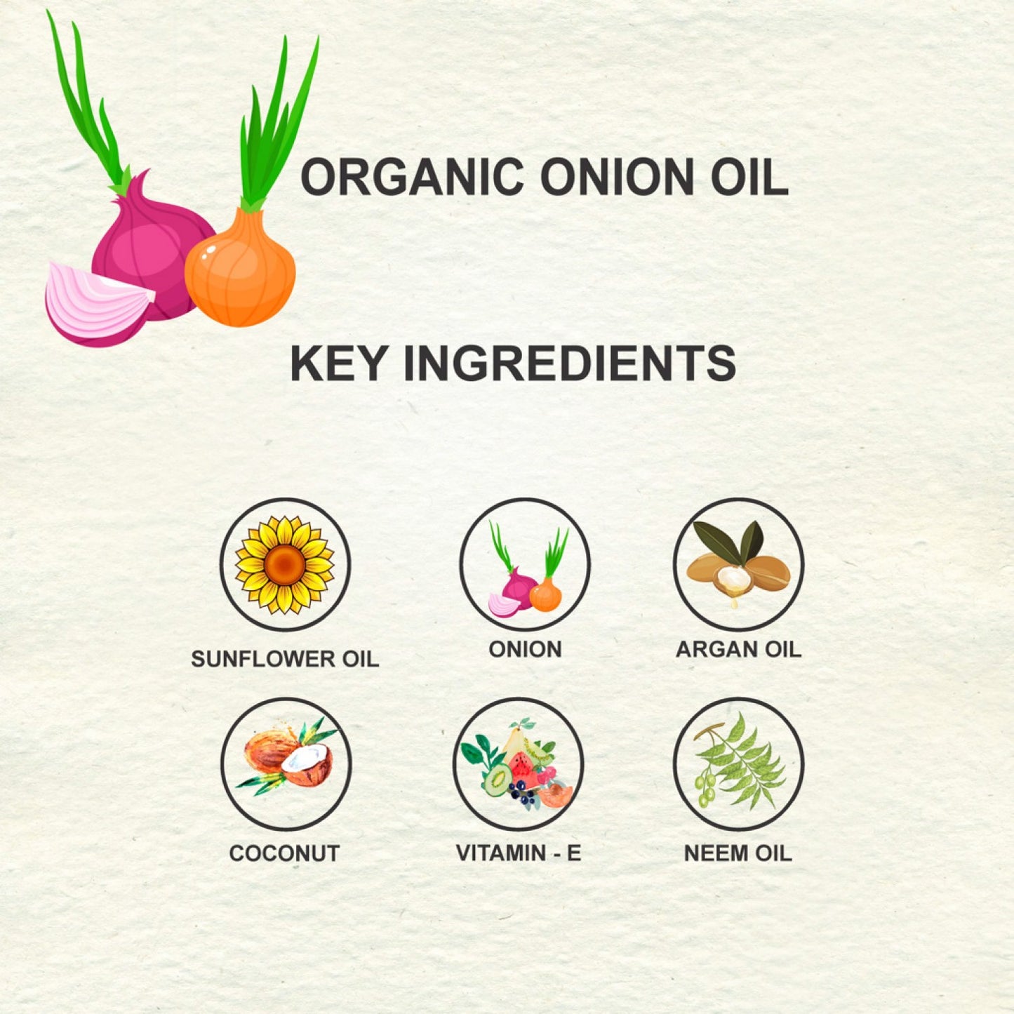 Love Earth Organic Onion Oil - 100ml