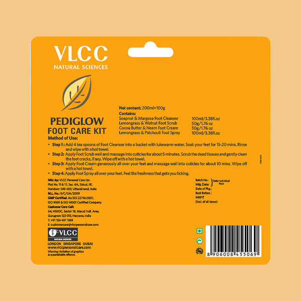 VLCC Pedi Glow Foot Care Kit - 295gm