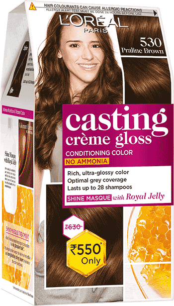 L'OREAL Casting Crème Gloss Regular Praline Brown (87.5g + 72ml)