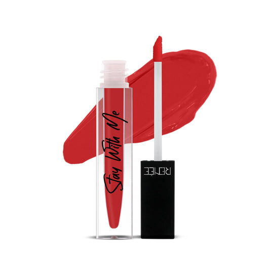 Renee Stay With Me Matte Liquid Lip Color 5ml - Rage Of Red