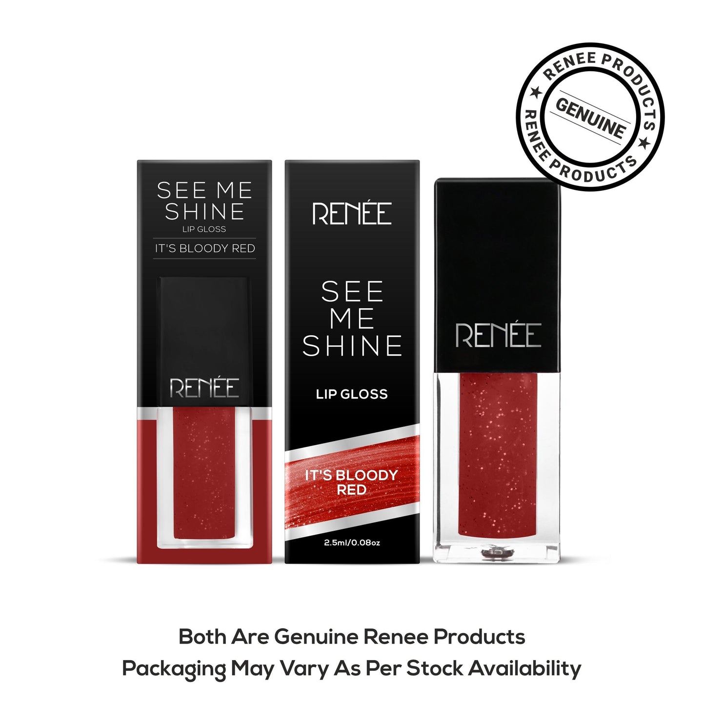 Renee See Me Shine Lip Gloss 2.5ml - It's Bloody Red