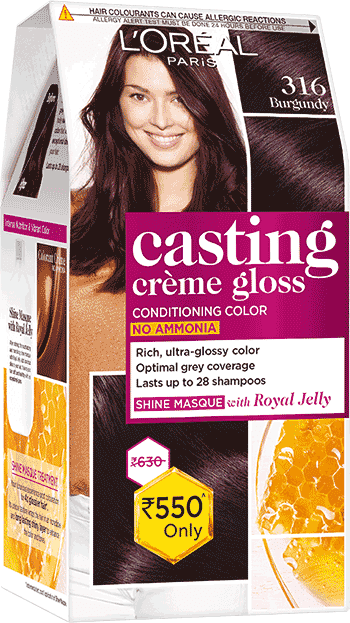 L'OREAL Casting Crème Gloss Regular Burgundy (87.5g + 72ml)