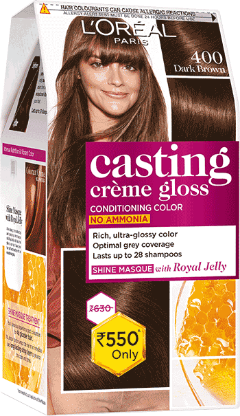 L'OREAL Casting Crème Gloss Regular Dark Brown (87.5g + 72ml)