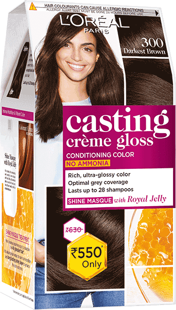 L'OREAL Casting Crème Gloss Regular Darkest Brown (87.5g + 72ml)