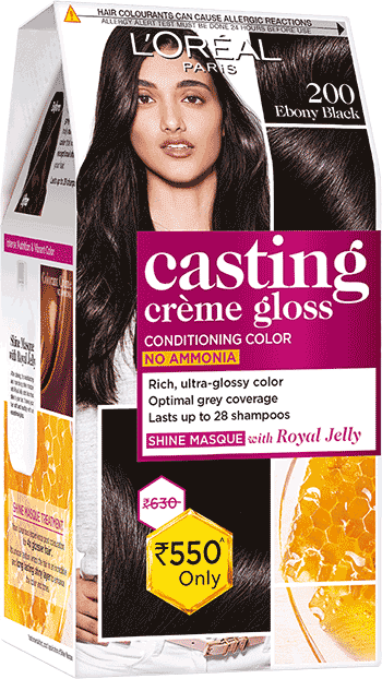 L'OREAL Casting Crème Gloss Regular Ebony Black (87.5g + 72ml)