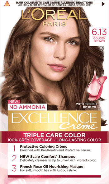 L'OREAL Excellence Crème Regular (6.13 Golden Brown)