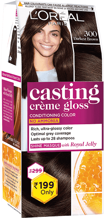 L'OREAL Casting Crème Gloss Small Darkest Brown (21g + 24ml)