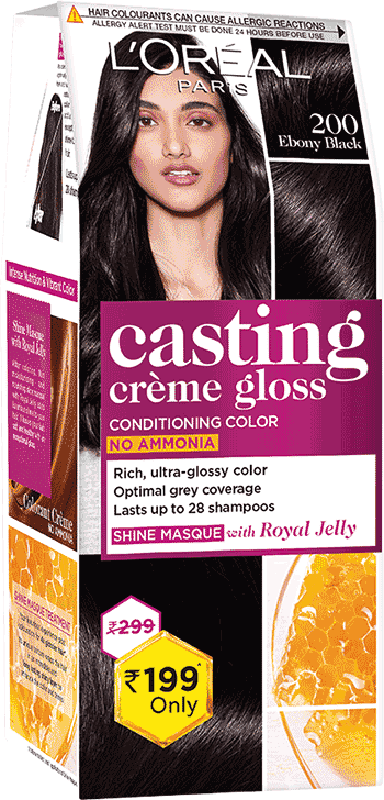 L'OREAL Casting Crème Gloss Small Ebony Black (21g + 24ml)