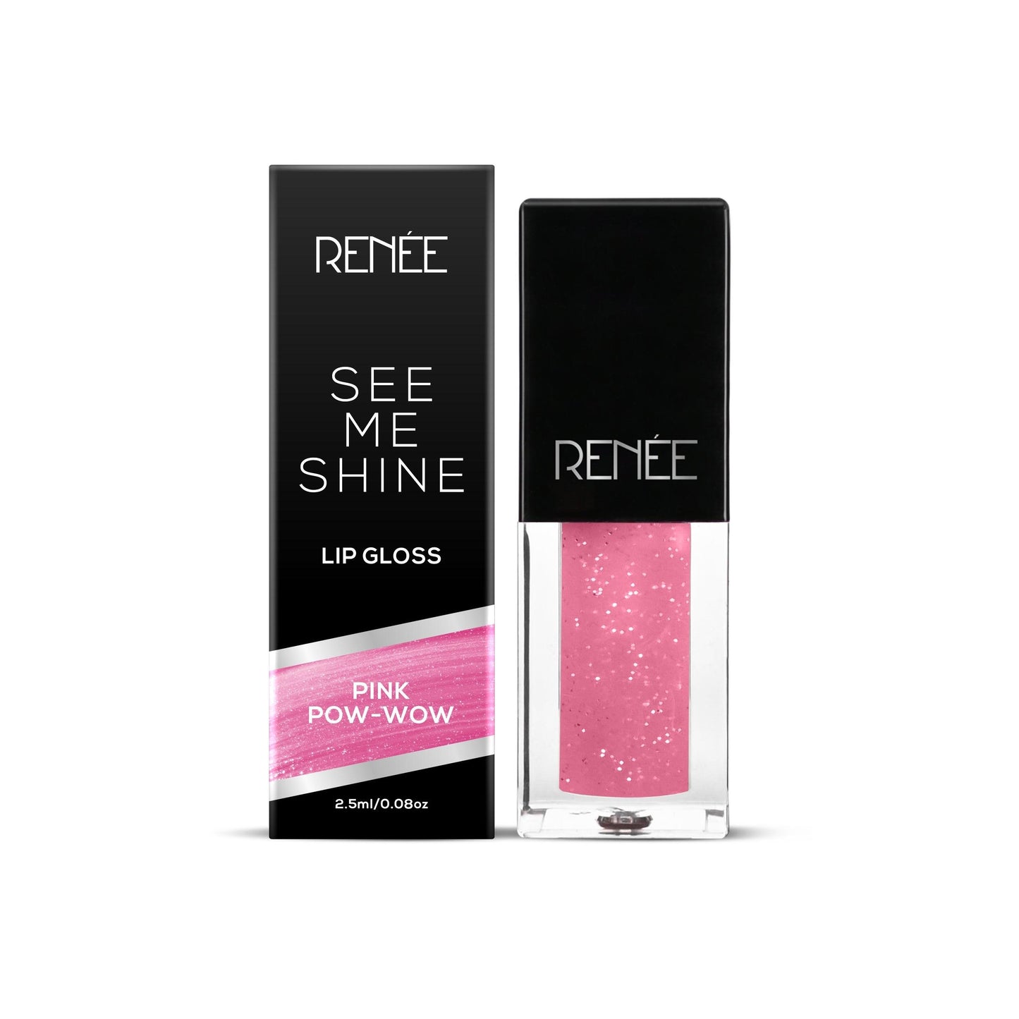 Renee See Me Shine Lip Gloss 2.5ml - Pink Pow Wow