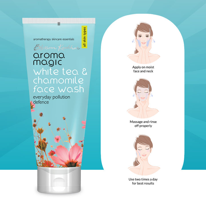 Aroma Magic White Tea & Chamomile Face Wash - 100ml